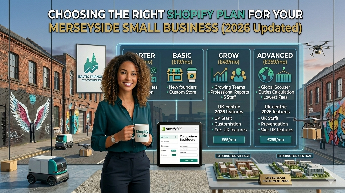 Choosing the Right Shopify Plan for Your Merseyside Small Business